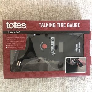 Brand New Totes Talking Tire Gauge